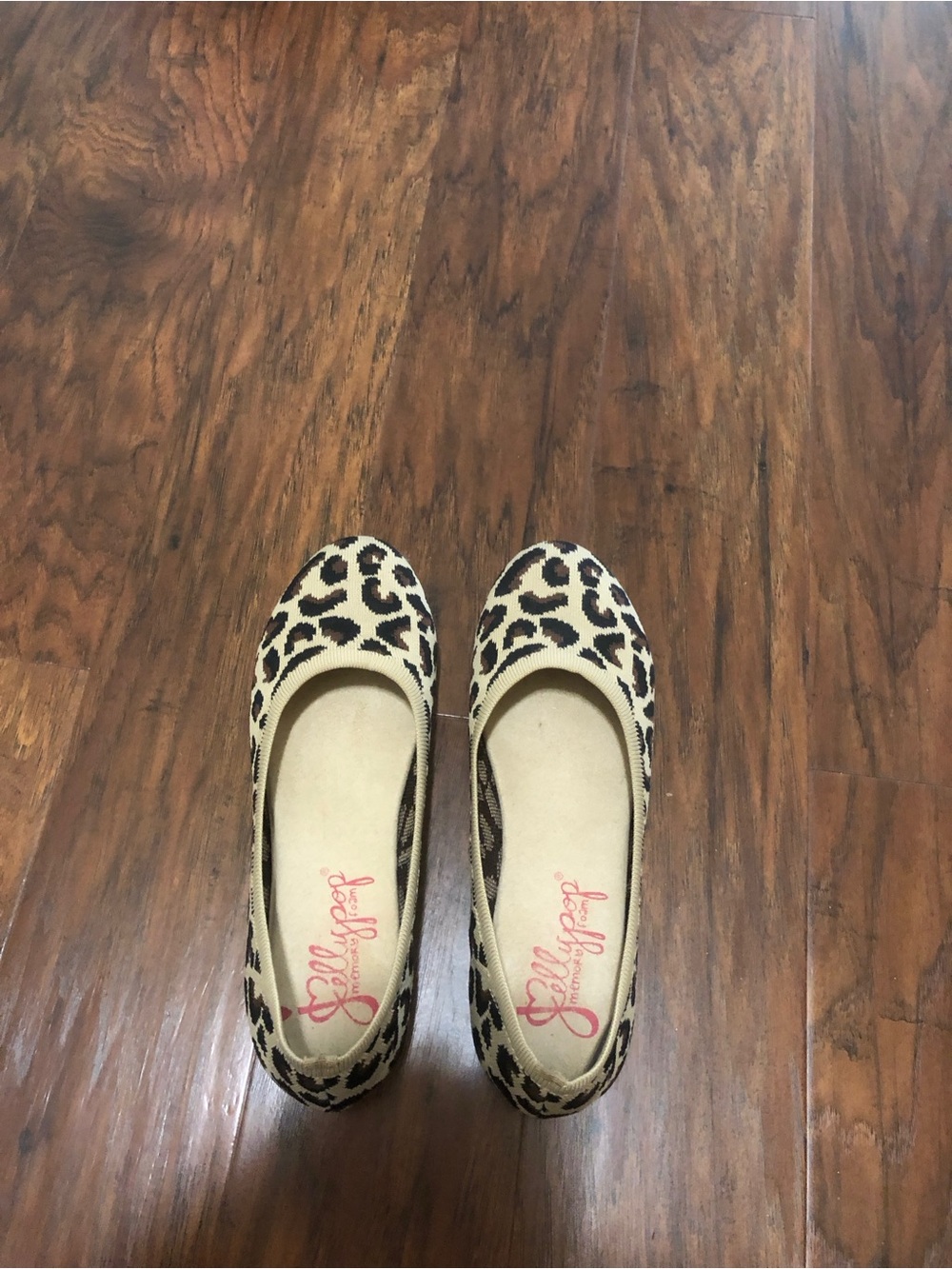 Jellypop Leopard Print Ballet Flats - Tan & Black